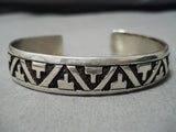 Guaranteed Authentic Vintage Native American Navajo Thomas Singer Sterling Silver Bracelet-Nativo Arts