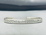 Stars In Sky Derrick Cadman Native American Navajo Sterling Silver Cosmic Bracelet-Nativo Arts