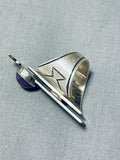 One Of The Most Unique Vintage Native American Navajo Sugilite Sterling Silver Ring-Nativo Arts