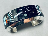 Small Wrist Robby Henry Vintage Native American Navajo Turquoise Sterling Silver Bracelet-Nativo Arts