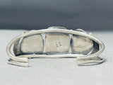 Important Jo Tso Native American Navajo Pilot Mountain Turquoise Sterling Silver Bracelet-Nativo Arts