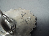 Very Important Alice Quam Vintage Native American Zuni Turquoise Sterling Silver Ring-Nativo Arts