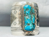 Important Virg Reeder Vintage Native American Navajo Turquoise Sterling Silver Bracelet-Nativo Arts
