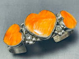 Hearts Of Shell Native American Navajo Sterling Silver Signed Bracelet-Nativo Arts