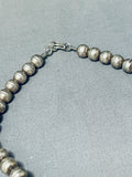 Special Vintage Native American Navajo Turquoise Sterling Silver Naja Necklace-Nativo Arts