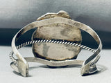 One Of The Most Unique Vintage Native American Navajo Jasper Sterling Silver Bracelet-Nativo Arts