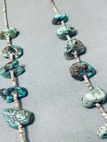 Unbelievable Vintage Native American Navajo Turquoise Sterling Silver Necklace-Nativo Arts