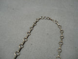 Amazing Vintage Zuni Native American Turquoise Sterling Silver Necklace-Nativo Arts