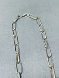 Native American One Of The Most Unique Kachina Inlay Coral Sterling Silver Necklace-Nativo Arts