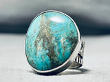 Jake Francosa San Felipe Pilot Mountain Turquoise Sterling Silver Ring-Nativo Arts