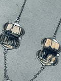 Very Rare Petrified Wood Vintage Native American Navajo Sterling Silver Necklace-Nativo Arts