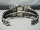Superior Vintage Native American Navajo Royston Turquoise Sterling Silver Bracelet-Nativo Arts