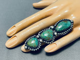 Unbelievable Native American Navajo Royston Turquoise Sterling Silver Ring-Nativo Arts