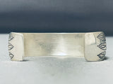 Enchanting Vintage Native American Navajo Sterling Silver Bracelet-Nativo Arts