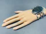 One Of The Best Vintage Native American Labradorite Sterling Silver Bracelet-Nativo Arts