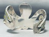 Octopus Turquoise Vintage Southwest Sterling Silver Bracelet-Nativo Arts