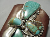 One Of The Best Vintage Native American Navajo Royston Turquoise Sterling Silver Ketoh Bracelet-Nativo Arts