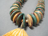 Quality Vintage Santo Domingo Royston Turquoise Native American Necklace-Nativo Arts