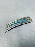 Lovely Vintage Native American Navajo Turquoise Sterling Silver Burette-Nativo Arts