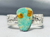 Amazing Vintage Native American Navajo Gigantic Royston Turquoise Sterling Silver Bracelet-Nativo Arts