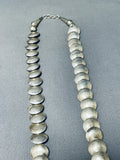 Authentic Vintage Native American Navajo Sterling Silver Necklace-Nativo Arts