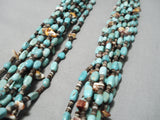 Important Rye Whitegoat Navajo Turquoise Native American Necklace-Nativo Arts