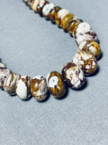 Native American One Of The Most Unique Ever Vintage Santo Domiongo White Agate Sterling Necklace-Nativo Arts
