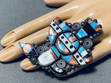 Important Ben Begaye(d.) Kachina Vintage Native American Navajo Sterling Silver Ring-Nativo Arts