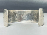 Will Yazzie Fascinating Vintage Native American Navajo Sterling Silver Overlay Bracelet-Nativo Arts