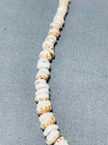 Native American Chunky Dunky Shell Vintage Southwestern Sterling Silver Necklace-Nativo Arts