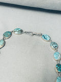 Best Federico Jimenez Domed Turquoise Cross Sterling Silver Necklace- Gorgeous-Nativo Arts