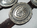 Dazzling Taos Native American Sterling Silver Concho Belt-Nativo Arts