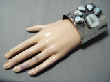 Monster Vintage Native American Navajo Dry Creek Turquoise Sterling Silver Bracelet-Nativo Arts