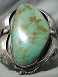One Of The Biggest Vintage Native American Navajo Royston Turquoise Sterling Silver Bracelet-Nativo Arts