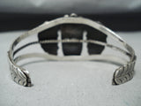 Native American Superb Vintage 8 Turquoise Sterling Silver Bracelet-Nativo Arts