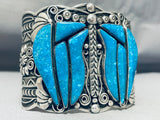 The Best Waterbird Turquoise Sterling Silver Native American Navajo Bracelet-Nativo Arts