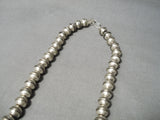 Green Turquoise Native American Sterling Silver Squash Blossom Necklace-Nativo Arts