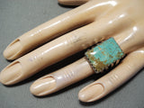 Gorgeous San Felipe Native American Royston Turquoise Sterling Silver Ring-Nativo Arts