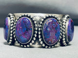 One Of The Best Ever Native American Sugulite Sterling Silver Bracelet-Nativo Arts