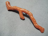 Outstanding Navajo Branch Coral Sterling Silver Pin Native American-Nativo Arts