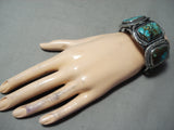 Museum Vintage Native American Navajo Royston Turquoise Sterling Silver Bracelet Old-Nativo Arts