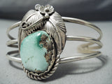 Tremendous Vintage Native American Navajo Royston Turquoise Sterling Silver Bracelet Old-Nativo Arts