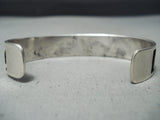 Excellent Navajo Sterling Silver Bracelet Native American-Nativo Arts