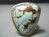 One Of The Best Vintage Native American Navajo Dry Creek Turquoise Sterling Silver Ring-Nativo Arts