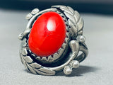 Native American Important Juan Pedro Garcia Vintage Santo Domingo Rosarita Sterling Silver Ring-Nativo Arts