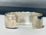 Most Unique Vintage Native American Navajo Pink Shell Cluster Sterling Silver Bracelet-Nativo Arts