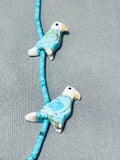 Bald Turquoise Eagle Southwestern Sterling Silver Bird Necklace-Nativo Arts