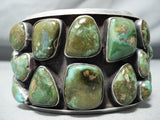 One Of The Best Ever Vintage Native American Navajo Damale Turquoise Sterling Silver Bracelet-Nativo Arts
