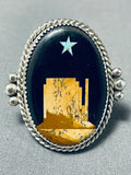 Monument Valley Detailed Native American Navajo Sterling Silver Ring-Nativo Arts