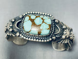The Best Vintage Native American Navajo Vic Begay #8 Turquoise Sterling Silver Bracelet-Nativo Arts